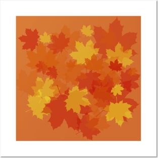 Fall Leaves Posters and Art